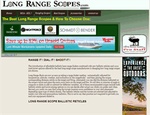 Tablet Screenshot of longrangescopes.com